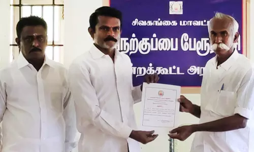 பேரூராட்சி தலைவர் போட்டியின்றி தேர்வு