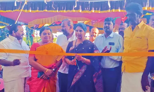 கயத்தாறு அருகே ரூ.38 லட்சம் மதிப்பில் துணை வேளாண்மை விரிவாக்க மைய கட்டிடம் - கனிமொழி எம்.பி. திறந்து வைத்தார்