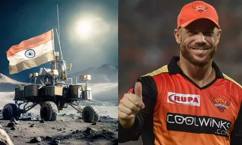 சந்திரயான் 3.. இந்தியாவின் வெற்றியை பாராட்டிய டேவிட் வார்னர்
