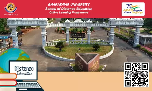 பாரதியார் பல்கலைக்கழகத்தின் தொலைதூர   கல்வி  தேர்வுக்கு  விண்ணப்பிக்கலாம்