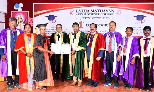 லதா மாதவன் கல்லூரியில் பட்டமளிப்பு விழா