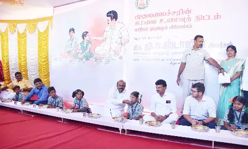 87,842 மாணவர்களுக்கு காலை உணவு