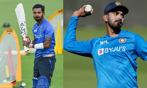 ஆசிய கோப்பைக்கு ரெடி.. நெட்ஸ்-இல் பட்டையை கிளப்பிய கே.எல். ராகுல்!