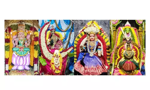 வரலட்சுமி விரதத்தை முன்னிட்டு தருமபுரியில் அம்மன் கோவில்களில் சிறப்பு  வழிபாடு