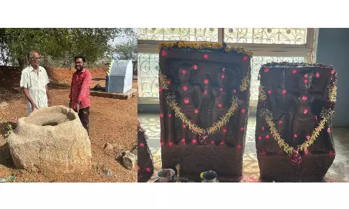 திண்டுக்கல் அருகே மழைமானி, நடுகற்கள் கண்டுபிடிப்பு