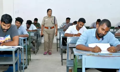 திருச்சியில் சப்-இன்ஸ்பெக்டர்களுக்கான தேர்வு