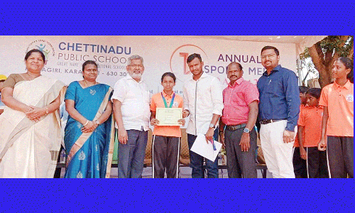 செட்டிநாடு பப்ளிக் பள்ளி விளையாட்டு விழா