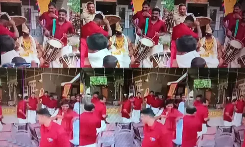 சமூக வலைதளத்தில் பரவும் கேரள போலீசாரின் ஓணம் கொண்டாட்ட வீடியோ