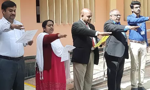 ஜெ.எஸ்.எஸ். மருந்தியல் கல்லூரியில் வாக்காளர் விழிப்புணர்வு நிகழ்ச்சி