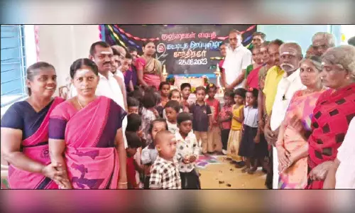 தெக்கலூரில் ரூ.11 லட்சத்தில் புதிய அங்கன்வாடி மைய கட்டிடம் திறப்பு