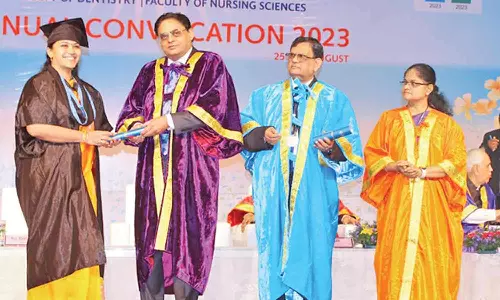 ஸ்ரீபாலாஜி வித்யாபீத் நிகர்நிலை பல்கலைக்கழகத்தில் மருத்துவ மாணவ-மாணவிகளுக்கு பட்டமளிப்பு