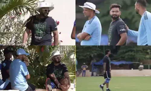 இந்திய அணியில் இணைந்த ரிஷப் பண்ட்- வைரலாகும் வீடியோ