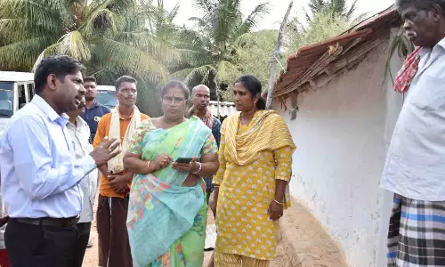 மகளிர் உரிமை திட்ட பயனாளிகள் தேர்வு செய்யும் பணி - கலெக்டர் ஆய்வு