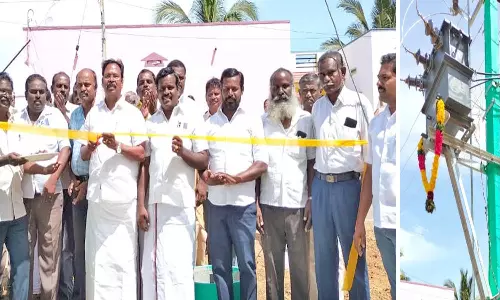 நாங்குநேரி அருகே ரூ. 5.73 லட்சத்தில் புதிய மின்மாற்றி- ரூபி மனோகரன் எம்.எல்.ஏ. திறந்து வைத்தார்