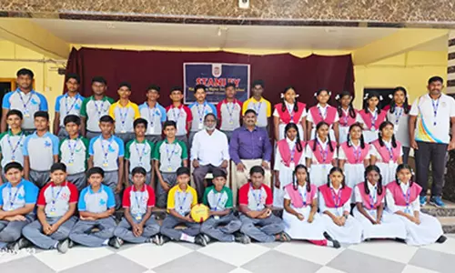 சரக அளவிலான எறிபந்து போட்டியில் ஸ்டான்லி பள்ளி மாணவர்கள் சாதனை