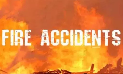 அரசு பஸ்சில் திடீர் தீ விபத்து