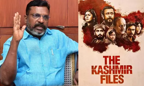 தி காஷ்மீர் பைல்ஸ் படத்திற்கு விருது.. ஆட்சியாளர்கள் சிந்தனை புரிந்து கொள்ள முடிகிறது- திருமாவளவன்