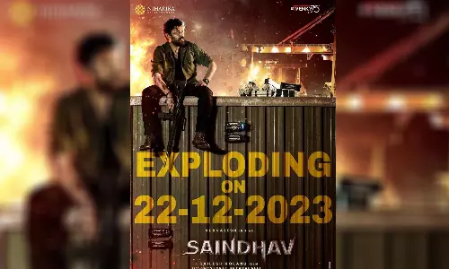 பான் இந்தியா படமாக உருவாகும் சைந்தவ்- மாஸ் லுக்கில் ஆர்யா..!