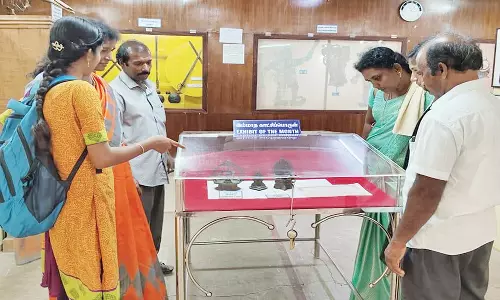 கன்னியாகுமரி அரசு அருங்காட்சியகத்தில் விளக்குகள் கண்காட்சி