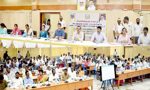 அரசு திட்டபணிகள் குறித்து முதன்மை செயலாளர் ஆய்வு