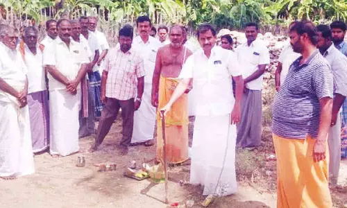 குண்டடம் ருத்ராவதி பேரூராட்சியில் ரூ.2¾ கோடி மதிப்பிலான வளர்ச்சி பணிகளுக்கு பூமி பூஜை