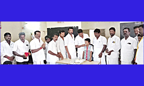 விஜயகாந்த் பிறந்தநாள் விழா கொண்டாட்டம்