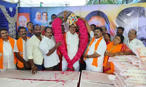 அமைச்சர் நமச்சிவாயம் பிறந்தநாள் கொண்டாட்டம்