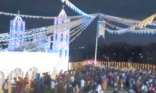 கோத்தகிரியில் ஆரோக்கிய மாதா ஆலய திருவிழா கொடியேற்றத்துடன் தொடங்கியது