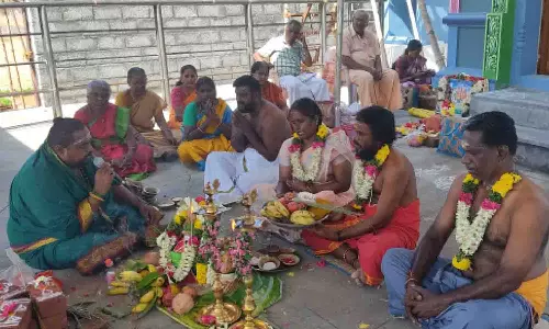 உடுமலை அருகே சின்னவீரம்பட்டியில் வாராஹி அம்மன் கோவில் கும்பாபிஷேக விழா