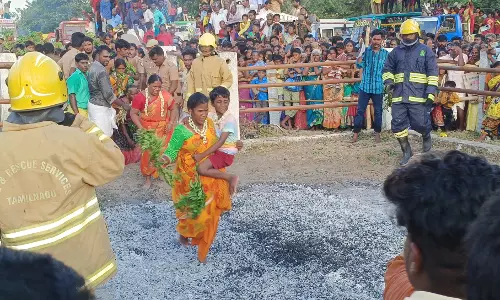 காளிங்கராயநல்லூர் கிராமத்தில் தீமிதி திருவிழா