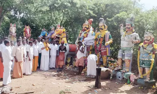 செந்துறை அருகே 9 ஆண்டுகளுக்கு பின் குதிரை எடுப்பு திருவிழா