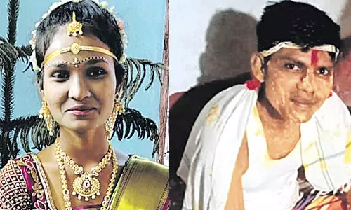 புதுமணப் பெண்ணின் கழுத்தை அறுத்து கொலை- போலீசில் சரணடைய சென்ற கணவன் விபத்தில் சிக்கி பலி