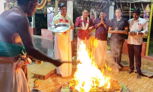 ஒளிலாய சித்தர் பீடத்தில் பவுர்ணமி யாகம்