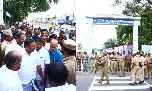 பா.ஜ.க. பிரமுகர் உள்பட 4 பேர் படுகொலை: பல்லடத்தில் தொடர்ந்து பதற்றம்- கொலையாளி ஒருவர் கைது