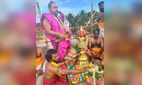 உடுமலை சின்னவீரம்பட்டி வாராஹி அம்மன் கோவில் கும்பாபிஷேகம்