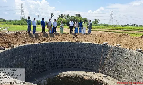 ரிஷிவந்தியம் பகுதியில்  வளர்ச்சி திட்ட பணிகளை  தோட்டக்கலை துணை இயக்குனர் ஆய்வு
