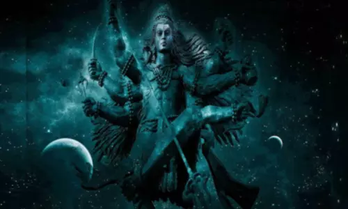 சிவனின் நெற்றிக்கண் தீப்பொறியில் தோன்றிய வீரபத்திரர்