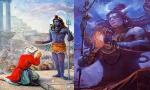 வீரபத்திரர் அவதார கதை-ஆட்டுத்தலை பொருத்தப்பட்ட தட்சன்