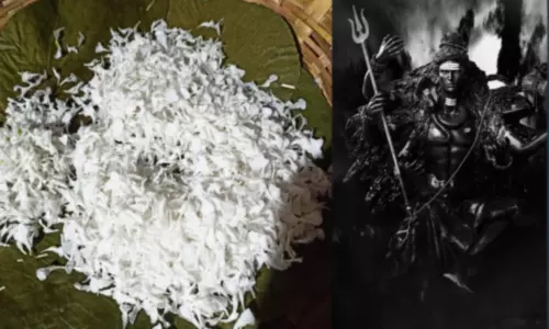 வீரபத்திரருக்கு உகந்த தும்பைபூ மாலை