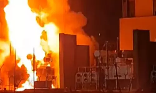 வடசென்னை அனல் மின் நிலையத்தில் பயங்கர தீ விபத்து