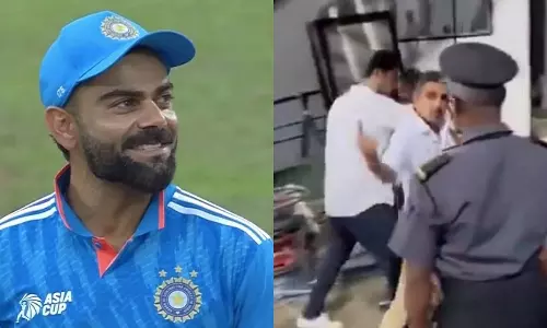 கோலி என கூச்சலிட்ட ரசிகர்களுக்கு நடுவிரலை காட்டியது ஏன்: விளக்கம் அளித்த கம்பீர்- வீடியோ