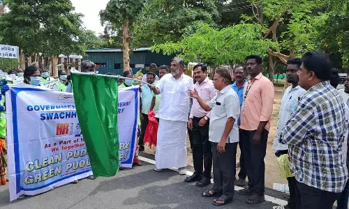 திருக்காஞ்சி கிராமத்தில் சிறப்பு துப்புரவு பணி