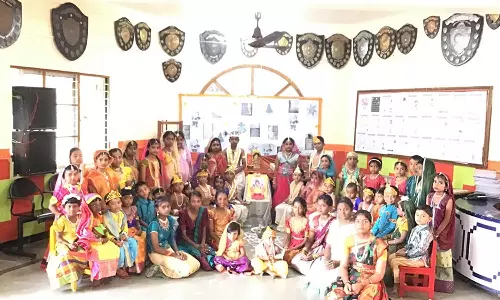 இலஞ்சி பாரத் மாண்டிசோரி பள்ளியில் கிருஷ்ண ஜெயந்தி விழா