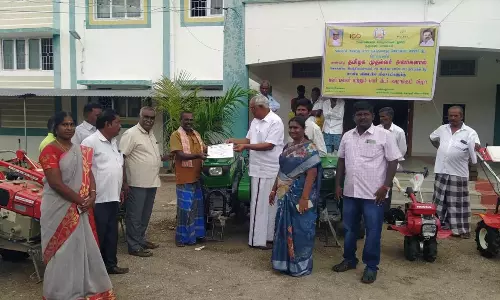 விவசாயிகளுக்கு மானிய விலையில்  வேளாண் கருவிகள்