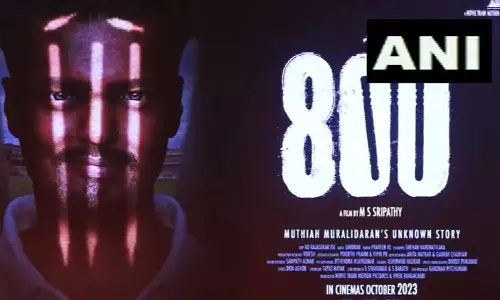 முத்தையா முரளீதரனின் வாழ்க்கை வரலாறு படம் 800-ன் டிரைலரை வெளியிட்டார் சச்சின் தெண்டுல்கர்