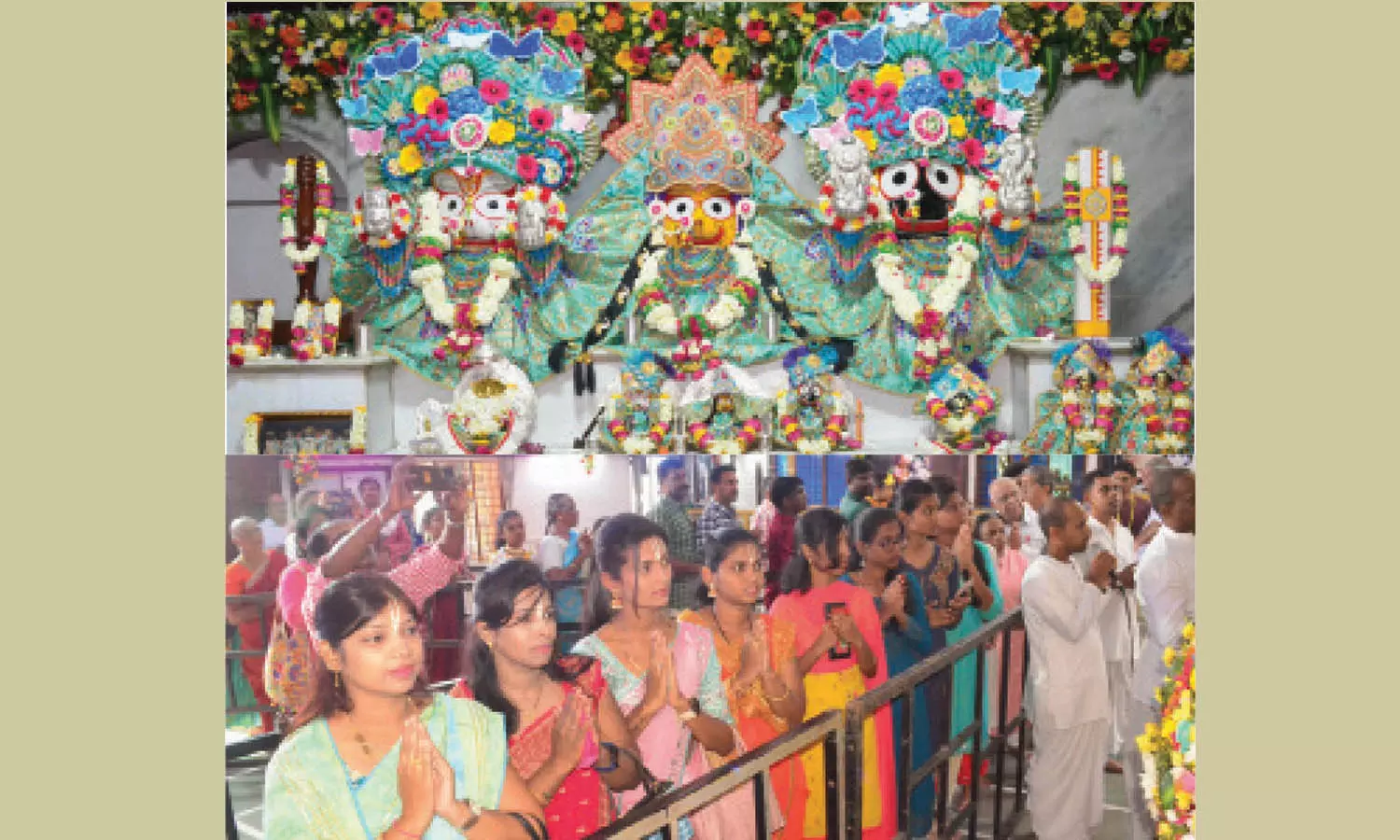 கிருஷ்ண ஜெயந்தியை முன்னிட்டு குழந்தைகளுக்கு கிருஷ்ணர், ராதைவேடம் அணிந்து மகிழ்ந்த பெற்றோர் கிருஷ்ண ஜெயந்தியை முன்னிட்டு குழந்தைகளுக்கு கிருஷ்ணர், ராதைவேடம் அணிந்து மகிழ்ந்த பெற்றோர்