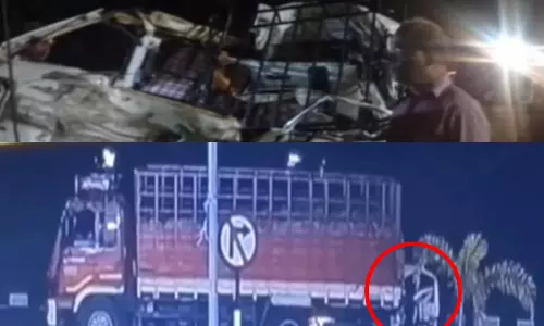 சேலம் அருகே நின்றிருந்த லாரி மீது ஆம்னி வேன் மோதல்: ஒரே குடும்பத்தை சேர்ந்த 6 பேர் பலி