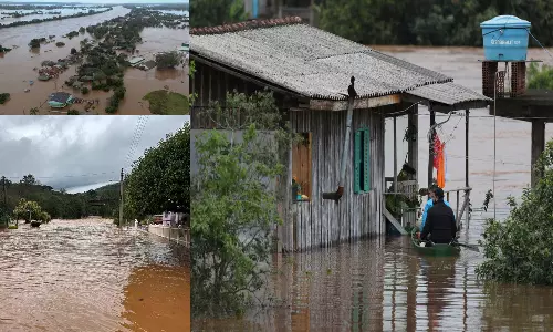பிரேசில் தென்மாநிலத்தை புரட்டிப் போட்ட புயல்: 21 பேர் உயிரிழப்பு- 60 நகரங்கள் பாதிப்பு