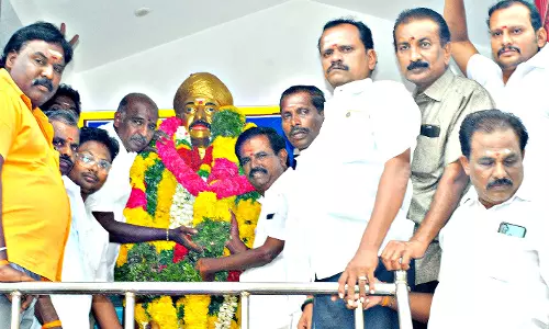 தி.மு.க. சார்பில் வ.உ.சி.152-வது பிறந்தநாள்