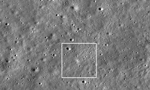 நிலவில் சந்திரயான்-3 லேண்டரை படம்பிடித்த நாசா செயற்கைக்கோள்